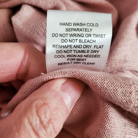 Beautiful Pink Rose pull over sweater lightweight size XL - Picture 6 of 6